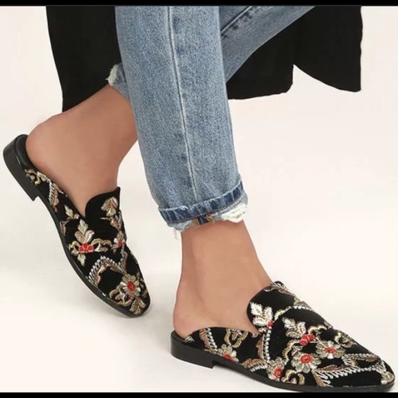 Free People Shoes - NEW Free People Brocade At ease Loafers New